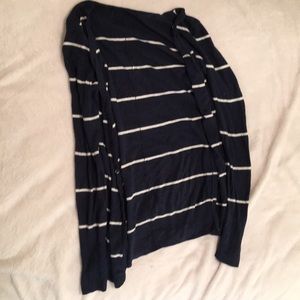 american eagle striped cardigan
